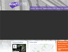 Tablet Screenshot of brieftherapyprogram.com